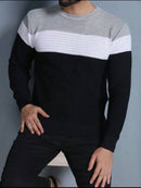 Suéter Tricot Masculino – Blusa de Frio Gola Redonda Manga Longa Lã Premium Inverno 2026