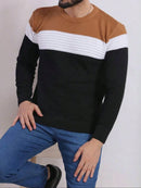 Suéter Tricot Masculino – Blusa de Frio Gola Redonda Manga Longa Lã Premium Inverno 2026