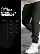 Conjunto Moletom  Milano Itália Calça e Blusa Com Capuz Bolso Canguru