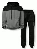 Manfinity Dauomo Conjunto Casual de Moletom com Capuz 