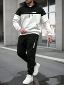 Manfinity Dauomo Conjunto Casual de Moletom com Capuz 