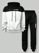 Manfinity Dauomo Conjunto Casual de Moletom com Capuz 