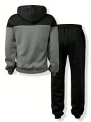 Manfinity Dauomo Conjunto Casual de Moletom com Capuz 