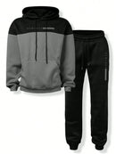 Manfinity Dauomo Conjunto Casual de Moletom com Capuz 