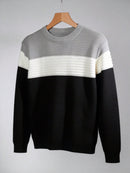 Suéter Tricot Masculino Nexora Gola Redonda Lã Premium  Básico e Confortável