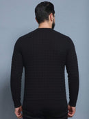 Sueter tricot Nexora lisa quadrado masculino 