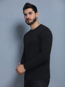 Sueter tricot Nexora lisa quadrado masculino 