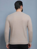 Sueter tricot Nexora lisa quadrado masculino 
