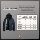 Jaqueta Bobojaco Térmica Nylon Forrada Masculina Com Capuz Removível
