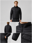 Jaqueta Puffer Masculina Nexora | Conforto Térmico e Touca Removível