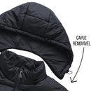 Jaqueta Puffer Masculina Nexora | Conforto Térmico e Touca Removível