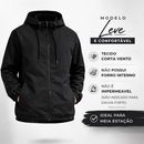 Corta Vento Casaco Blusa De Frio Masculina Feminina Manga Longa Capuz Jaqueta Blusão Capuz Zíper
